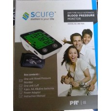 Scure Blood Pressure Monitor DG 7111 TRICOLOR DISPLAY BACKLIGHT FREE ADAPTOR